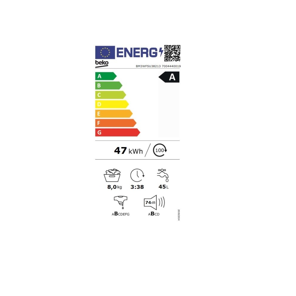 Beko SERIE B300 BM3WFT3821WB — foto 2