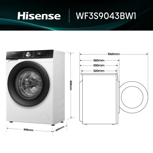 Hisense WF3S9043BW1 — foto 6