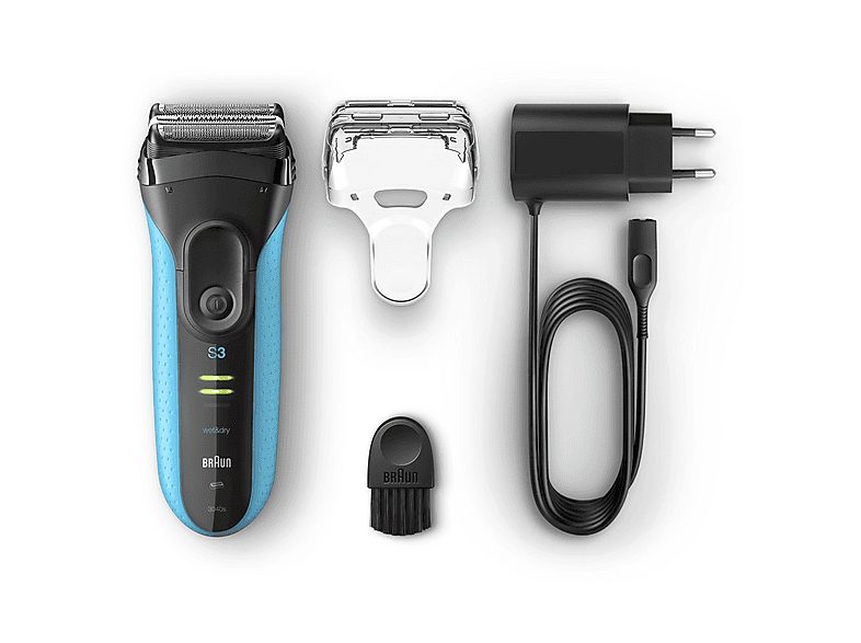 Afeitadora - BRAUN 3040, 50 min, Uso inalámbrico, Azul — foto 7
