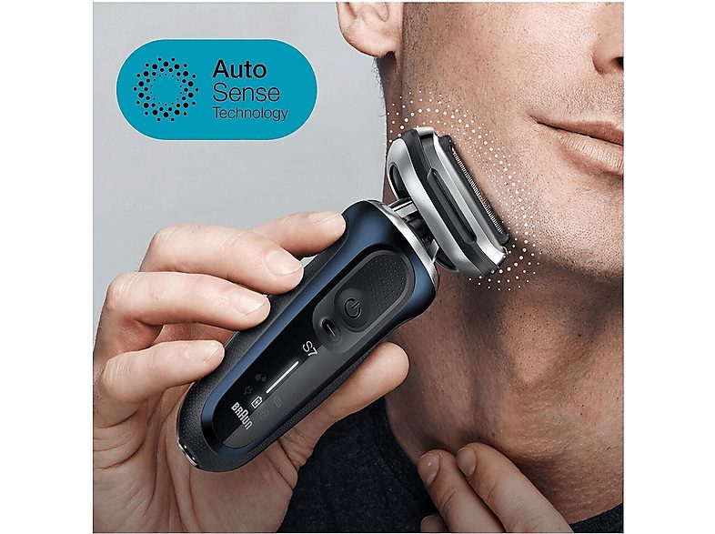 Afeitadora - BRAUN 4210201433767, 50.0 min, Recortadora de barba, Azul — foto 3