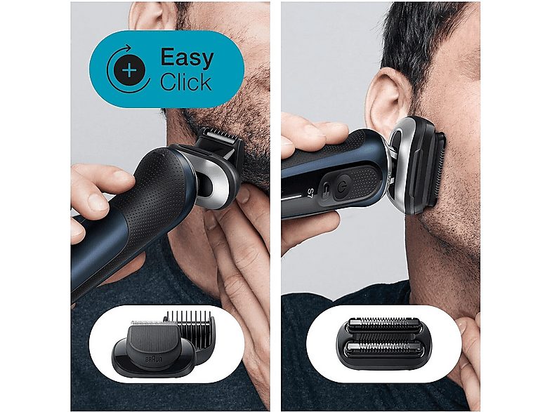 Afeitadora - BRAUN 4210201433767, 50.0 min, Recortadora de barba, Azul — foto 4