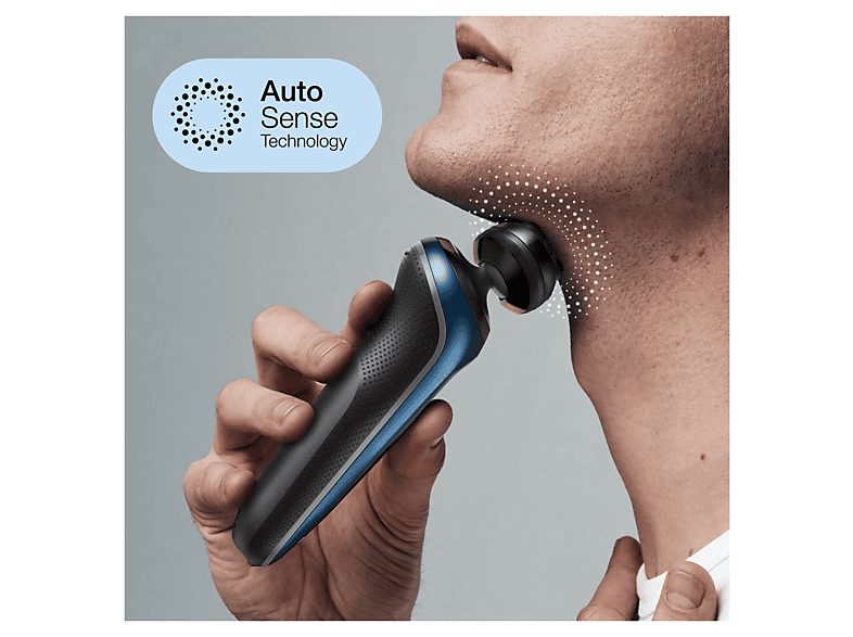 Afeitadora - BRAUN 433156, 50 min, carga rápida, recortador de precisión, lavable, afeitado en seco, afeitado en húmedo, Negro — foto 5