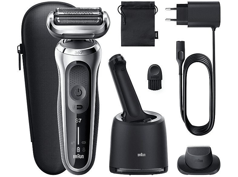 Afeitadora - BRAUN 433637, 50 min, Centro de Limpieza SmartCare, Negro — foto 2