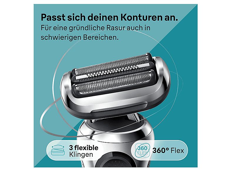 Afeitadora - BRAUN 433637, 50 min, Centro de Limpieza SmartCare, Negro — foto 6