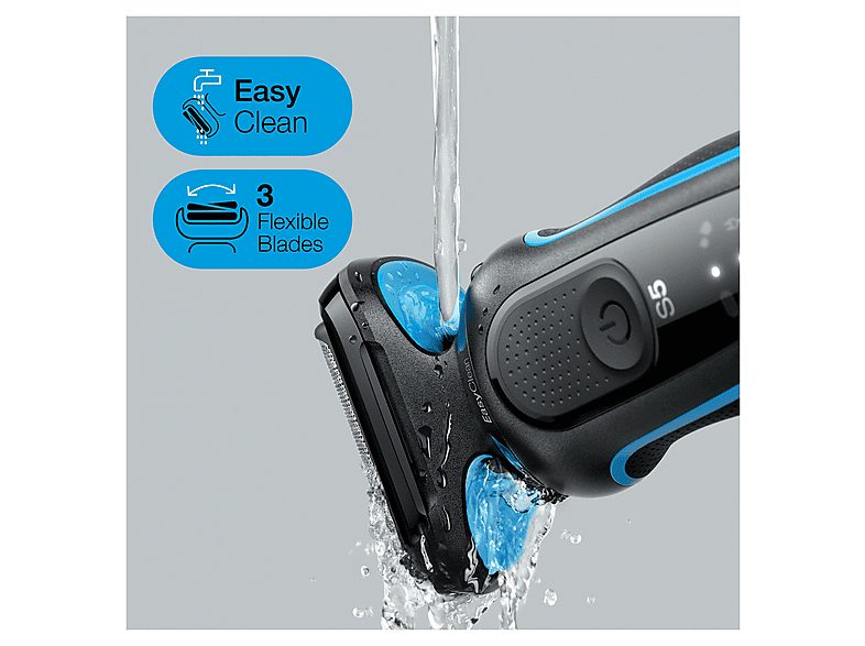 Afeitadora - BRAUN 51-B1500s, 50 min, Negro — foto 3