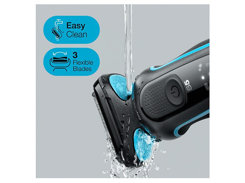 Afeitadora - BRAUN 51-M4500cs, 50min, Negro — foto 5