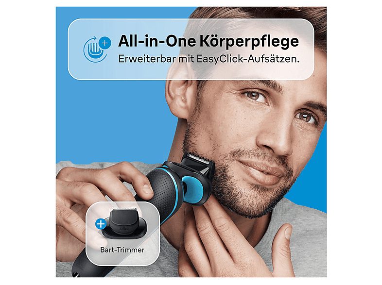 Afeitadora - BRAUN 51-M4500cs, 50min, Negro — foto 9