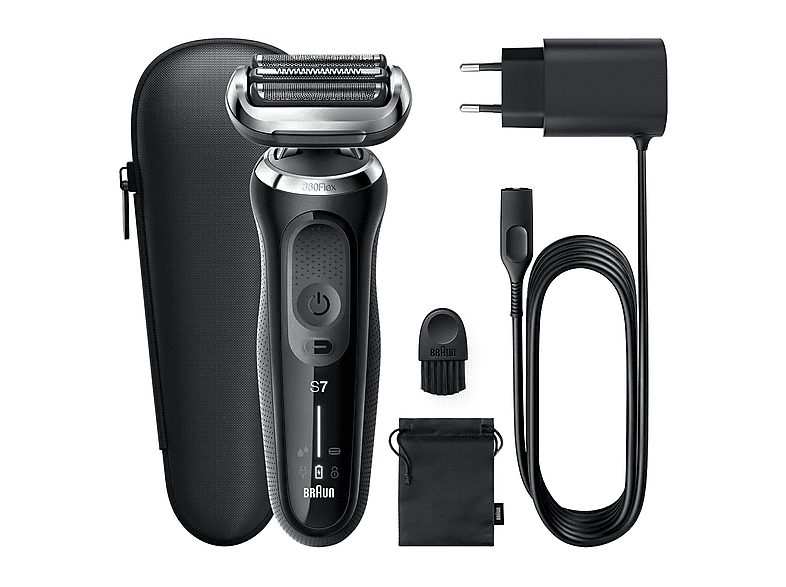 Afeitadora - BRAUN 71-N1000S, 50 min, Recargable, Resistente_al_agua, Negro — foto 3