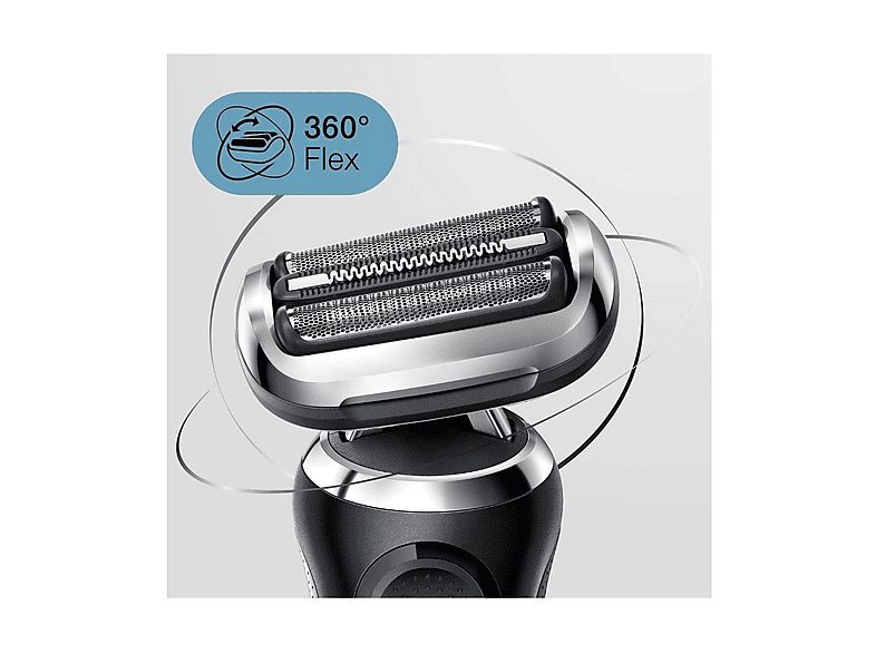 Afeitadora - BRAUN 71-N1000S, 50 min, Recargable, Resistente_al_agua, Negro — foto 5