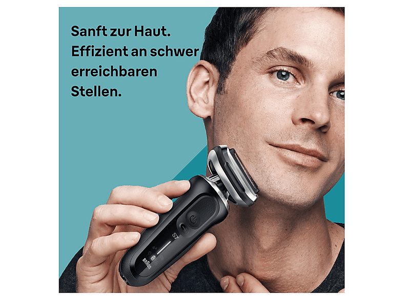 Afeitadora - BRAUN 71-N1200s, 1min, Negro — foto 4