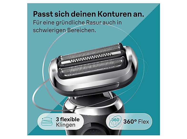 Afeitadora - BRAUN 71-N1200s, 1min, Negro — foto 5