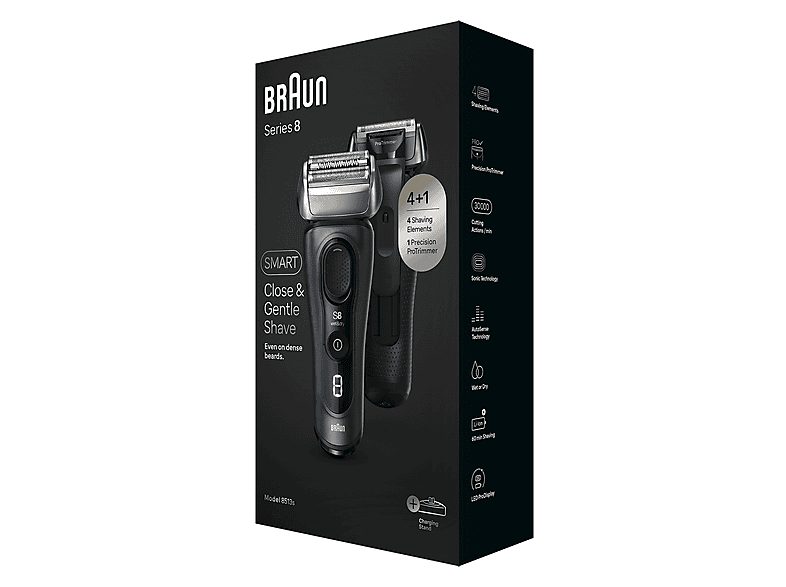 Afeitadora - BRAUN 7500435218009, 60 min, Gris — foto 3