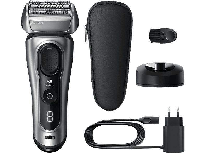 Afeitadora - BRAUN 7500435218016 MPN, 60 min, lavable, afeitado en seco, afeitado en húmedo, recortador de precisión, Negro