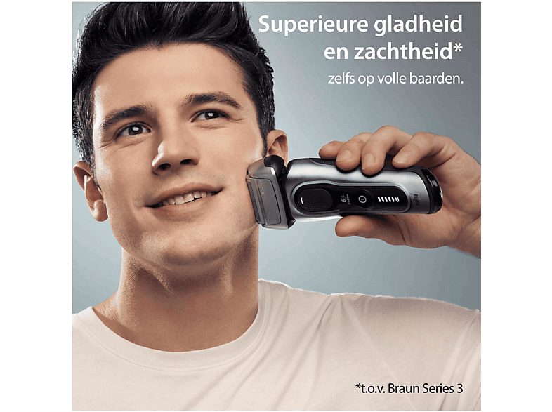 Afeitadora - BRAUN 7500435218016 MPN, 60 min, lavable, afeitado en seco, afeitado en húmedo, recortador de precisión, Negro — foto 2