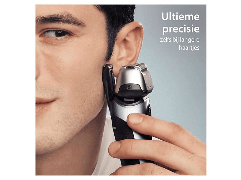 Afeitadora - BRAUN 7500435218016 MPN, 60 min, lavable, afeitado en seco, afeitado en húmedo, recortador de precisión, Negro — foto 4