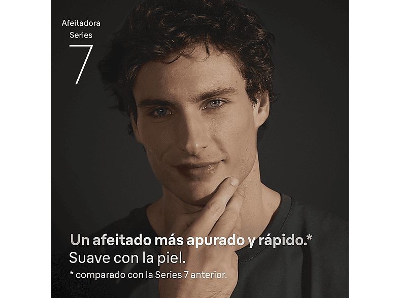 Afeitadora - Braun Afeitadora eléctrica Series 7 72-G1200S, 3 modos, 1 accesorio de precisión, 60 min autonomía, Afeitado en seco y en mojado, Gris — foto 3