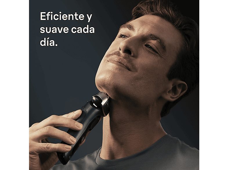 Afeitadora - Braun Afeitadora eléctrica Series 8 8663CC, SensoAdapt, 60 min autonomía, Centro SmartCare, Afeitado en seco y en mojado, Gris — foto 5