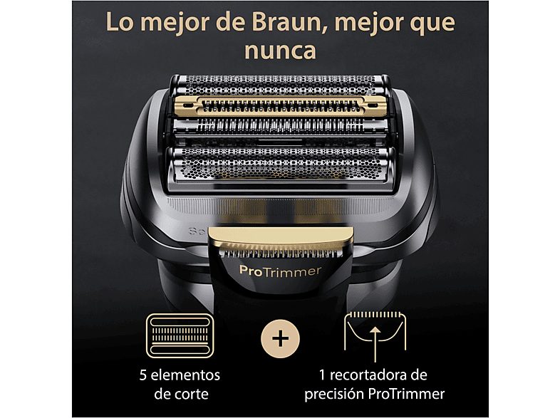 Afeitadora - Braun Afeitadora eléctrica Series 9 PRO+ 9515s, ProTimmer Integrada, Base De Carga, Wet&Dry — foto 6