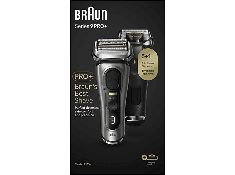 Afeitadora - Braun Afeitadora eléctrica Series 9 PRO+ 9515s, ProTimmer Integrada, Base De Carga, Wet&Dry — foto 9