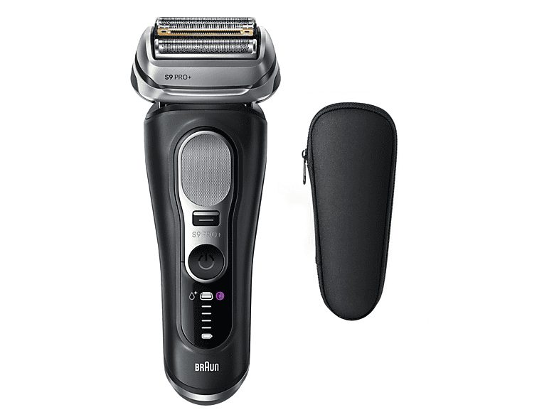 Afeitadora - Braun Afeitadora eléctrica Series 9 PRO+ 9600s, Pro SensoAdapt, 60 minutos autonomía, Afeitado en seco y en mojado, Negro — foto 2