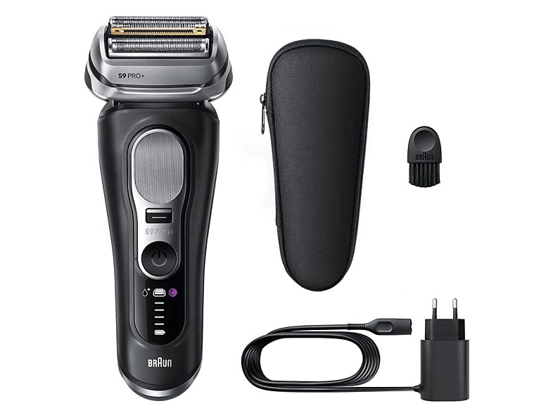 Afeitadora - Braun Afeitadora eléctrica Series 9 PRO+ 9600s, Pro SensoAdapt, 60 minutos autonomía, Afeitado en seco y en mojado, Negro — foto 9
