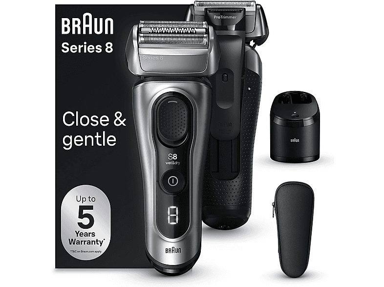 Afeitadora - BRAUN AKLBB1769086917, 60 min, Resistente_al_agua, Plata