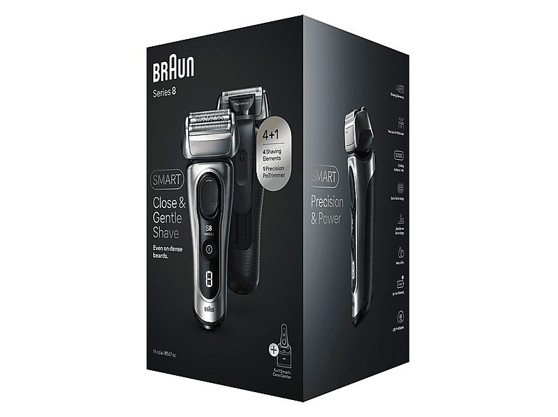 Afeitadora - BRAUN AKLBB1769086917, 60 min, Resistente_al_agua, Plata — foto 4