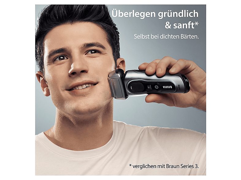 Afeitadora - BRAUN AKLBB1769086917, 60 min, Resistente_al_agua, Plata — foto 7