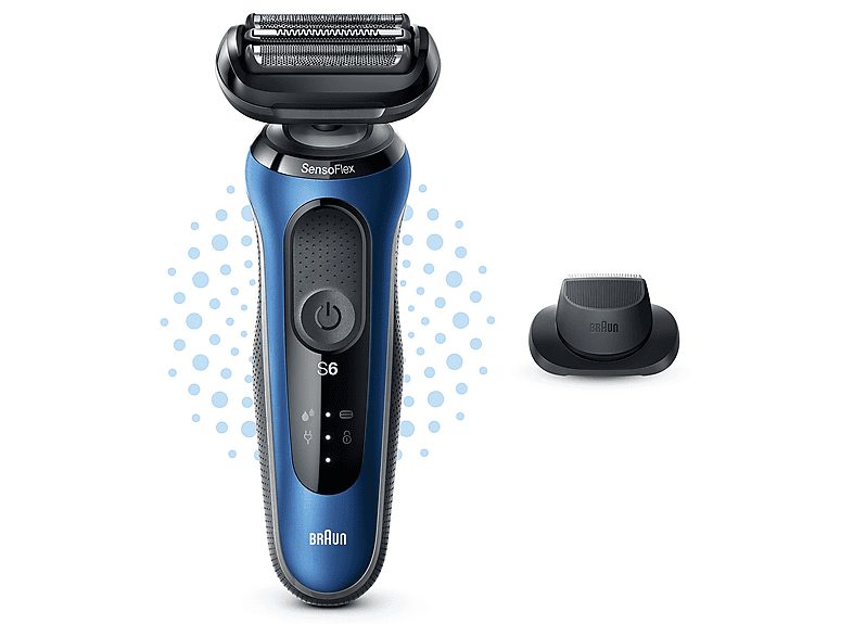Afeitadora - BRAUN BRAUN Series 6 61-B1200s / Afeitadora inalámbrica, 1min, Azul — foto 5