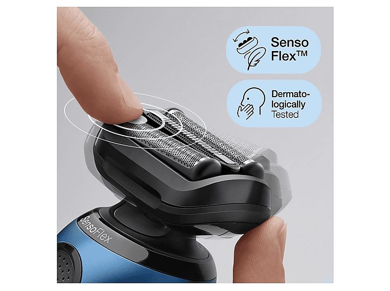 Afeitadora - BRAUN BRAUN Series 6 61-B1200s / Afeitadora inalámbrica, 1min, Azul — foto 8