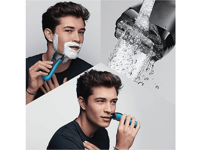 Afeitadora - BRAUN S3010BT, 45 min, Sistema de corte de triple acción., Negro — foto 8