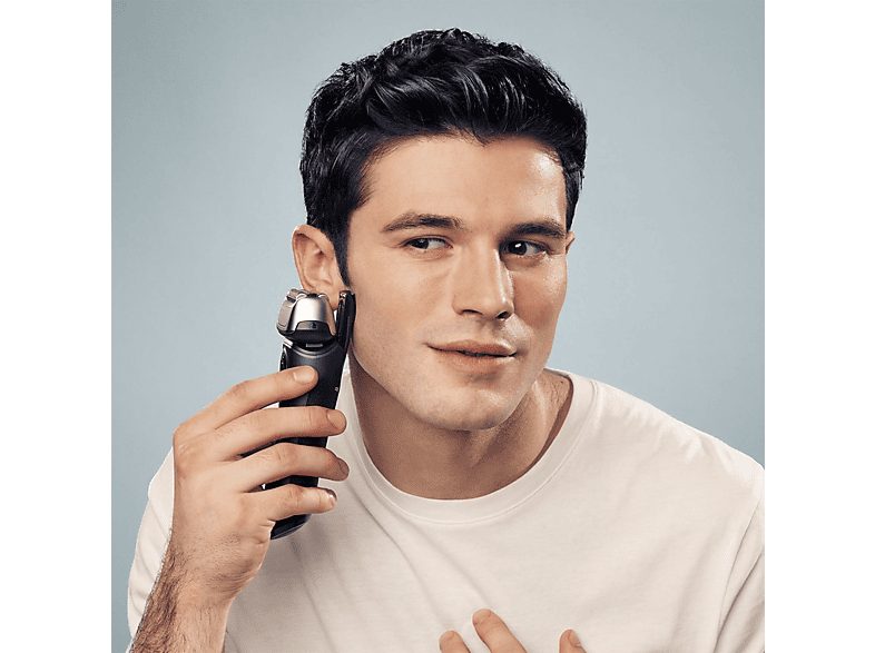 Afeitadora - BRAUN Serie 8 8413S, 60 min, Tecnología Sonic, AutoSense, Gris — foto 7