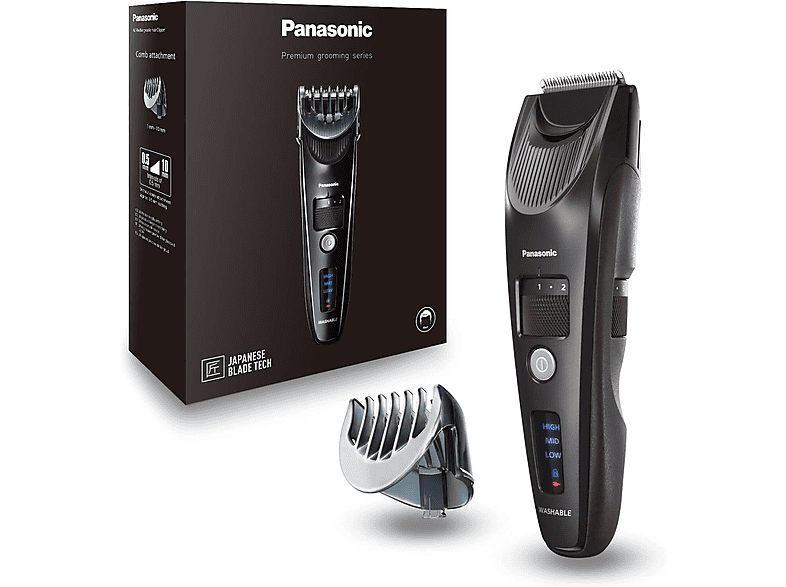 Afeitadora - PANASONIC ER-SC40-K803, 60 min, Accesorio de peine, Negro — foto 2