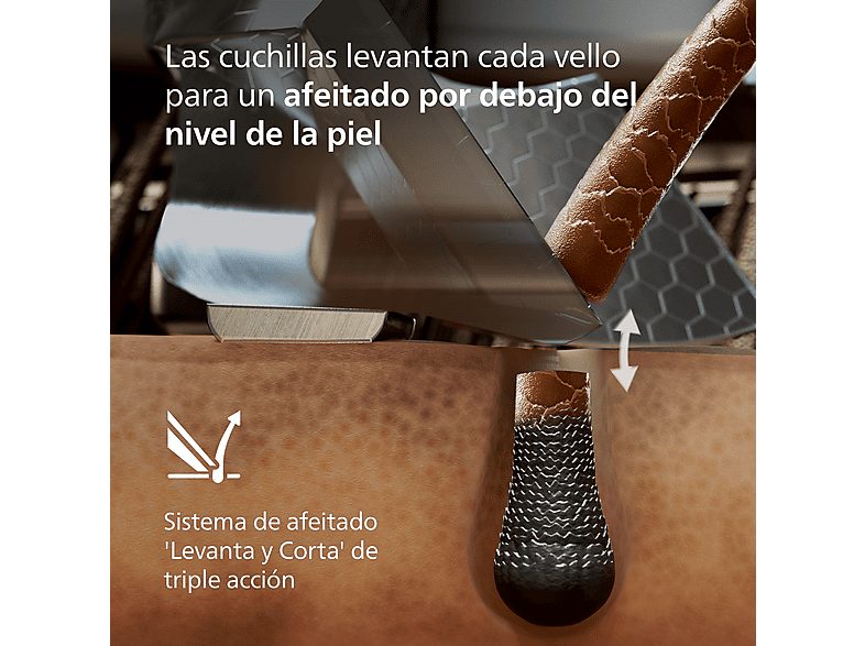 Afeitadora - Philips i9000 Prestige Ultra XP9400/31, Afeitado en seco/mojado con tecnología SkinIQ Pro, Sensor IA de presión y control, App smartphone — foto 4
