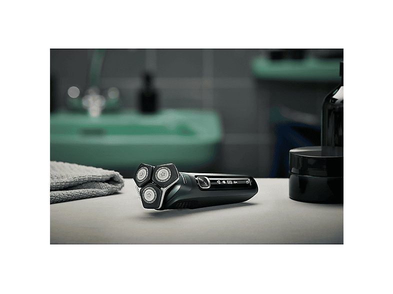 Afeitadora - PHILIPS S5884/38, 60 min, carga rápida, recortador de precisión, lavable, afeitado en seco, afeitado en húmedo, Verde — foto 3