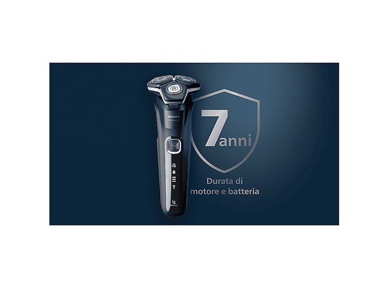 Afeitadora - PHILIPS S5884/38, 60 min, carga rápida, recortador de precisión, lavable, afeitado en seco, afeitado en húmedo, Verde — foto 5