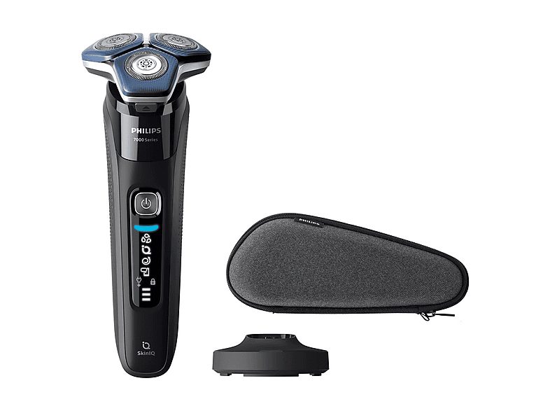 Afeitadora - PHILIPS S7886_35, 60 min, carga rápida, recortador de precisión, lavable, afeitado en seco, afeitado en húmedo, Negro — foto 4