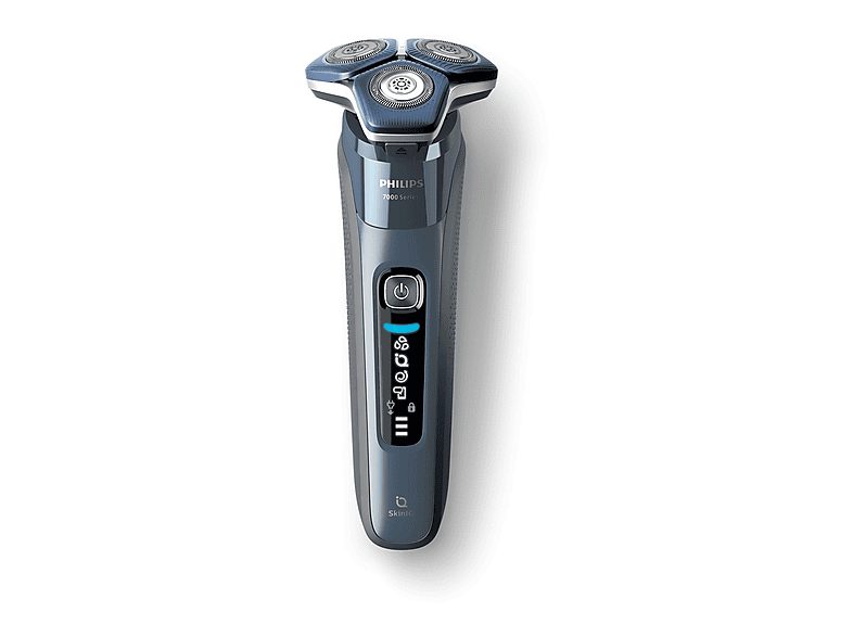 Afeitadora - PHILIPS SHAVER Series 7000 S7882/54, 60 Min., Cortador de relieves, Negro, Azul — foto 4