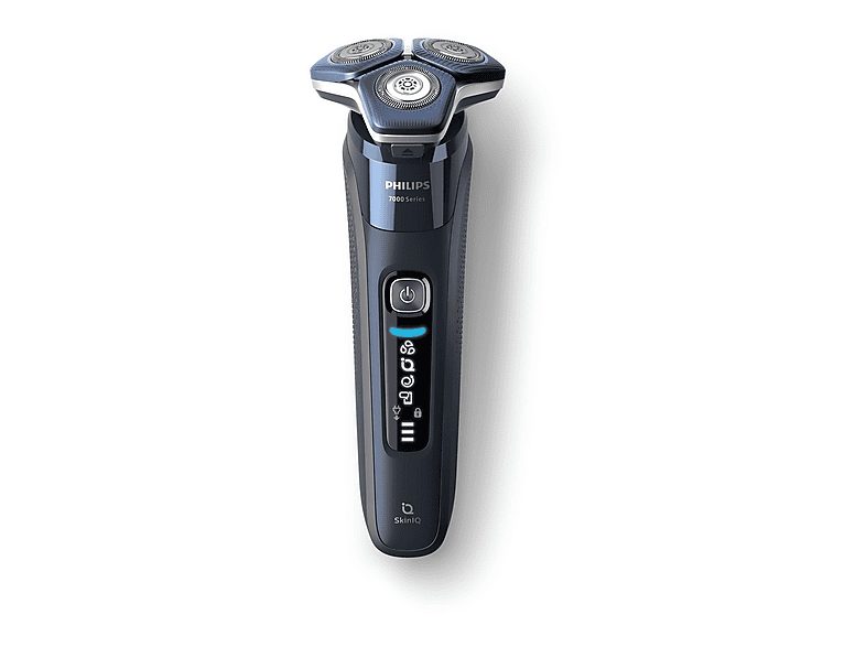 Afeitadora - PHILIPS SHAVER Series 7000 S7885/50, 60 Min., Cortador de relieves, Negro, Azul — foto 5