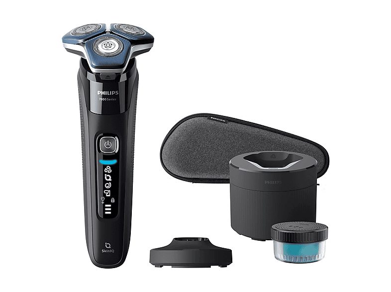 Afeitadora - PHILIPS SHAVER Series 7000 S7886/55, 60 Min., Cortador de relieves, Negro — foto 3
