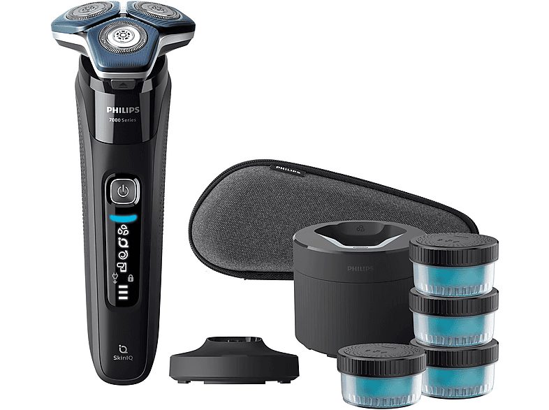 Afeitadora - PHILIPS SHAVER Series 7000 S7886/63, 60 Min., Cortador de relieves, Negro — foto 5