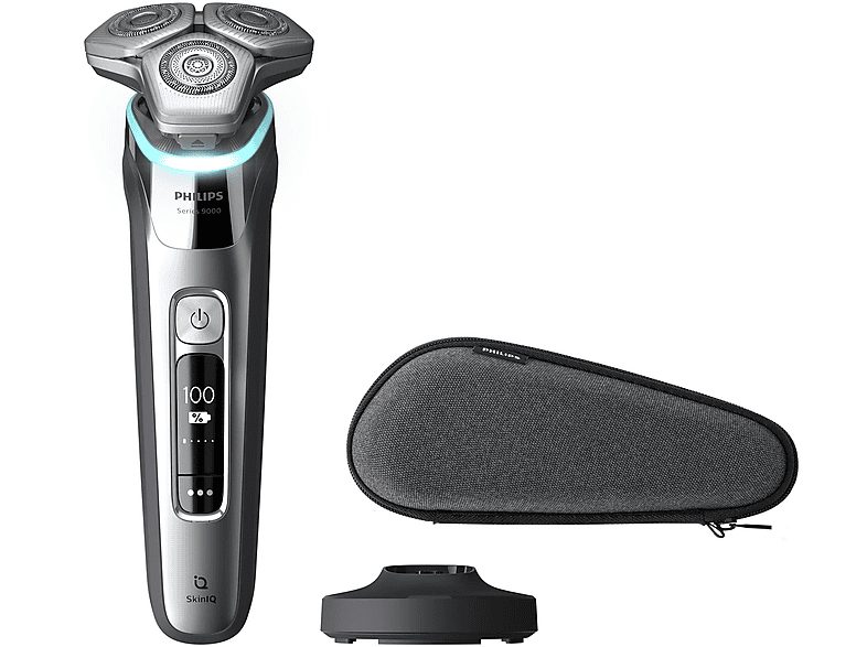 Afeitadora - PHILIPS SHAVER Series 9000 S9975/35, 60 Min., Plata