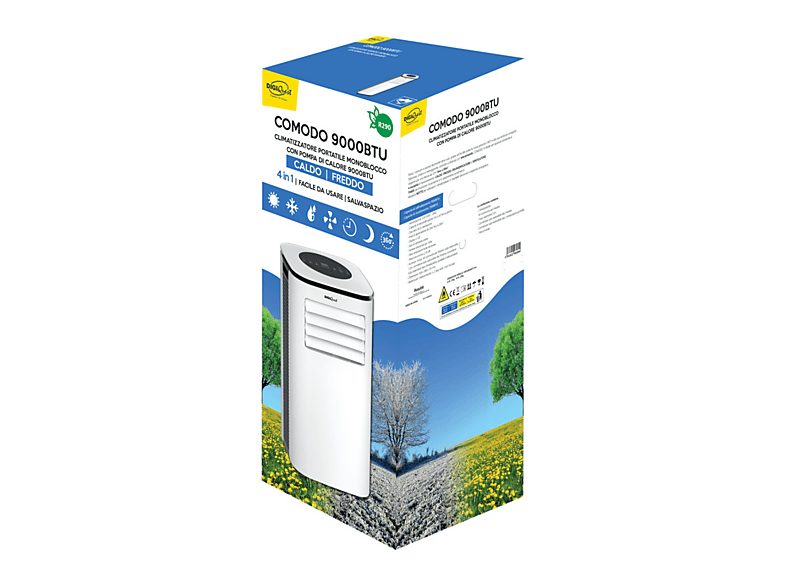 Air Conditioner - DIGIQUEST CLIMA00014, 9000 fg/h, 20 m², 65 dB(A), Blanco — foto 4