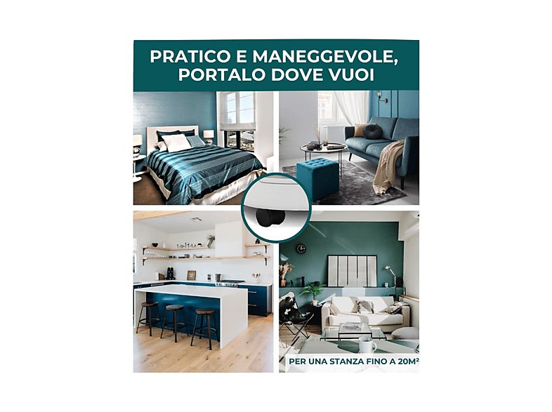 Air Conditioner - DIGIQUEST CLIMA00014, 9000 fg/h, 20 m², 65 dB(A), Blanco — foto 7