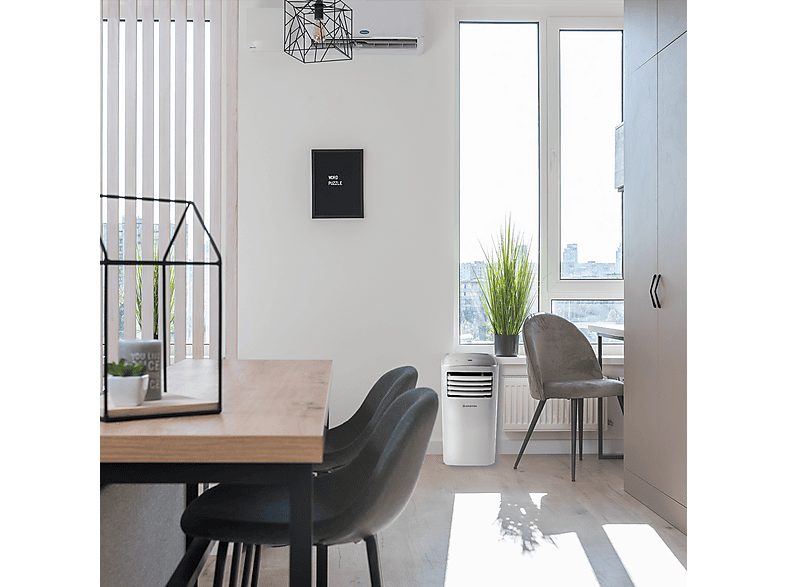 Aire Aconcidionado Portátil - ARISTON MOBIS 9, 9000 fg/h, 20 m², 47,5 dB(A), Blanco — foto 7