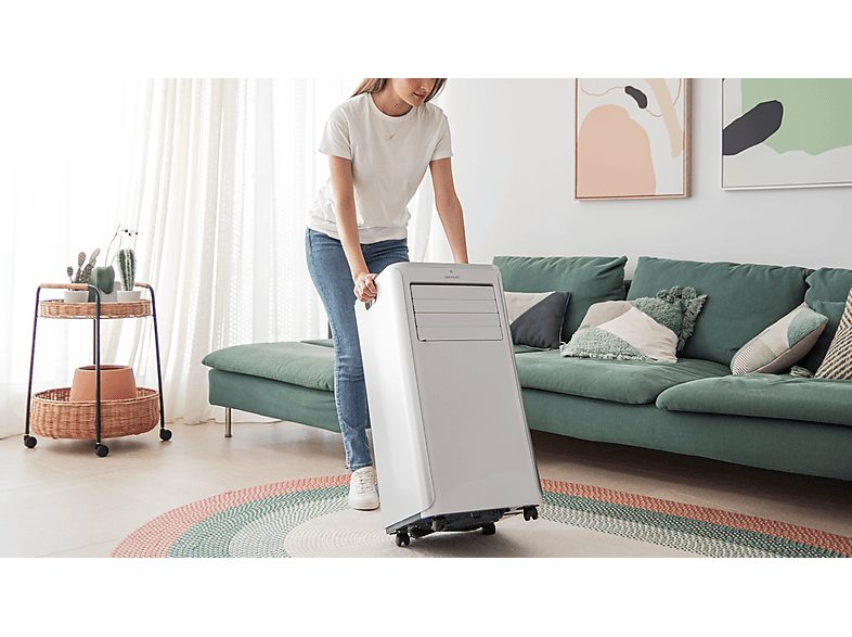 Aire acondicionado portátil - CECOTEC 08173, 9000 fg/h, 2 velocidades, 20 m², 65 dB(A), Blanco — foto 3