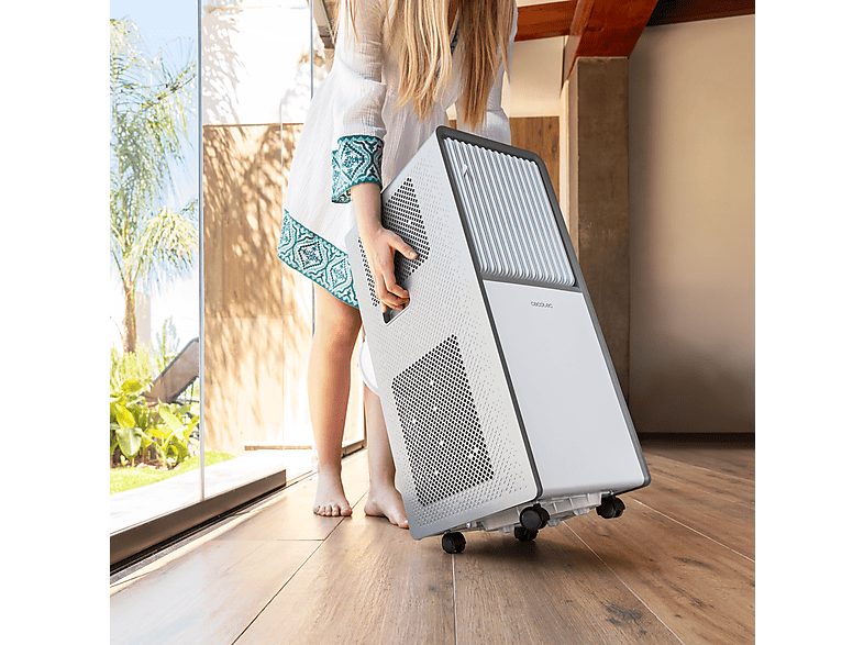 Aire acondicionado portátil - Cecotec ForceClima 12650 Style Heating, 3000 fg/h, 23 m², 5 modos, Deshumidificador, Bomba de calor, Mando, White — foto 13