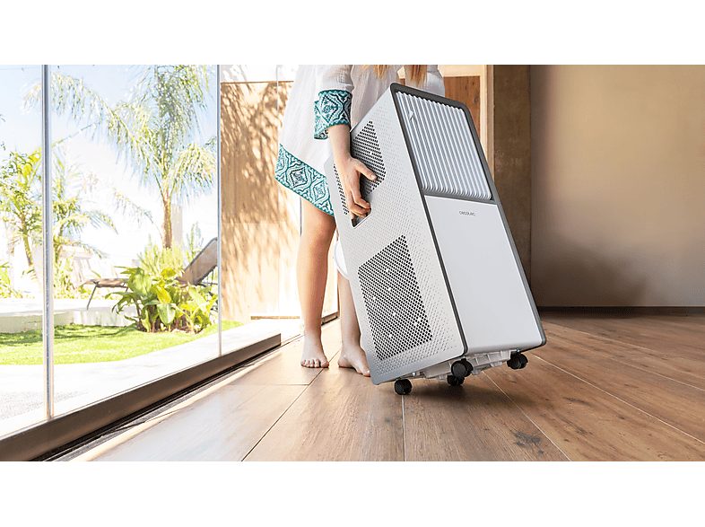 Aire acondicionado portátil - Cecotec ForceClima 12650 Style Heating, 3000 fg/h, 23 m², 5 modos, Deshumidificador, Bomba de calor, Mando, White — foto 15