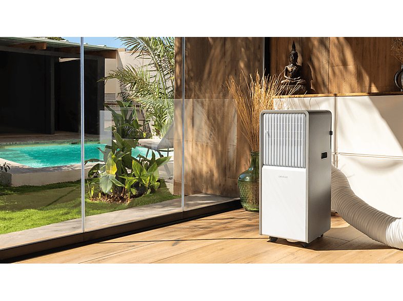 Aire acondicionado portátil - Cecotec ForceClima 12650 Style Heating, 3000 fg/h, 23 m², 5 modos, Deshumidificador, Bomba de calor, Mando, White — foto 17