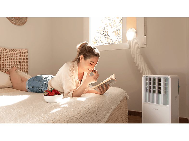 Aire acondicionado portátil - Cecotec ForceClima 12650 Style Heating, 3000 fg/h, 23 m², 5 modos, Deshumidificador, Bomba de calor, Mando, White — foto 5